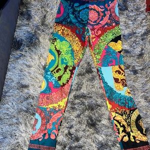 Super chic Versace print swimsuit cover up pants